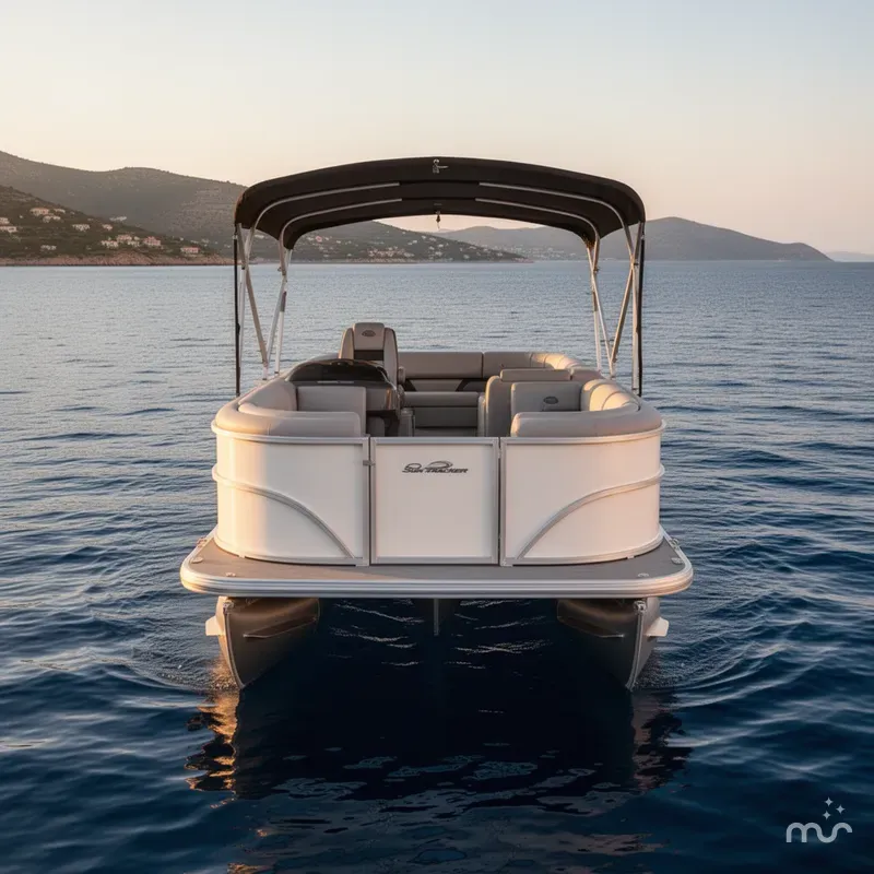 Slide: The Image of Sun Tracker Party Barge 20 DLX 2026 - 3