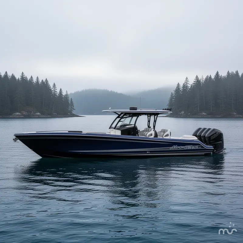 Slide: The Image of Nor-Tech 390 Sport Center Console 2021 - 2