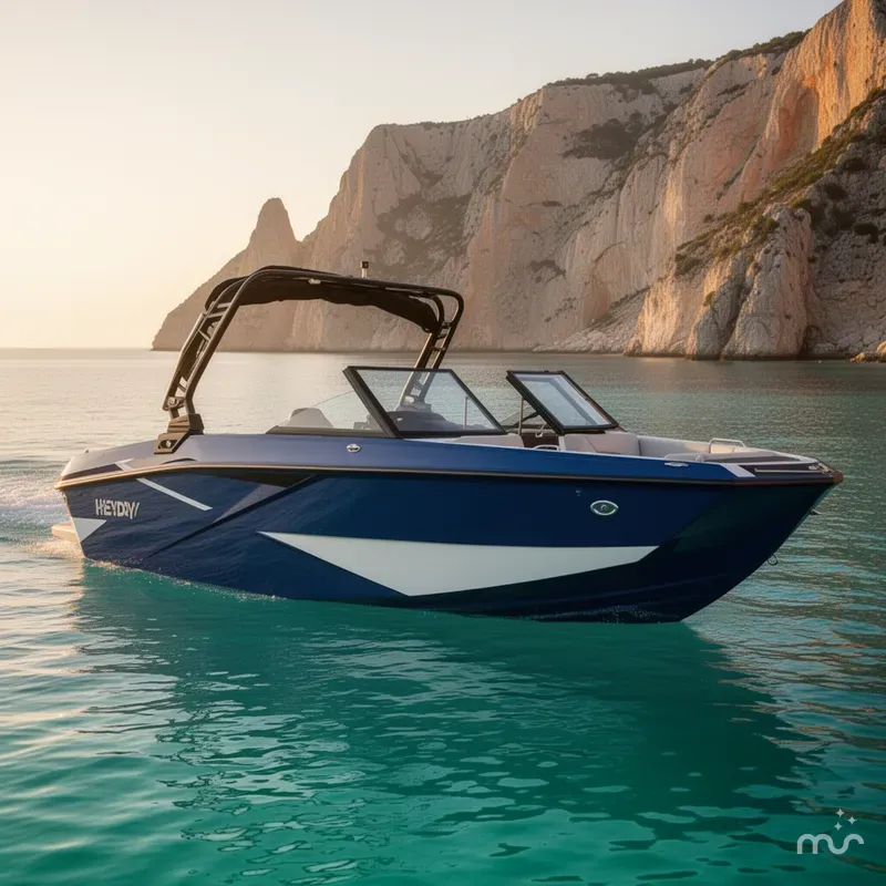 Slide: The Image of Heyday Wake Boats H22 2026 - 2