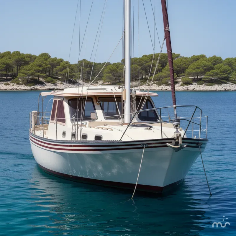 Slide: The Image of Lancer 40 Motorsailer 1985 - 1