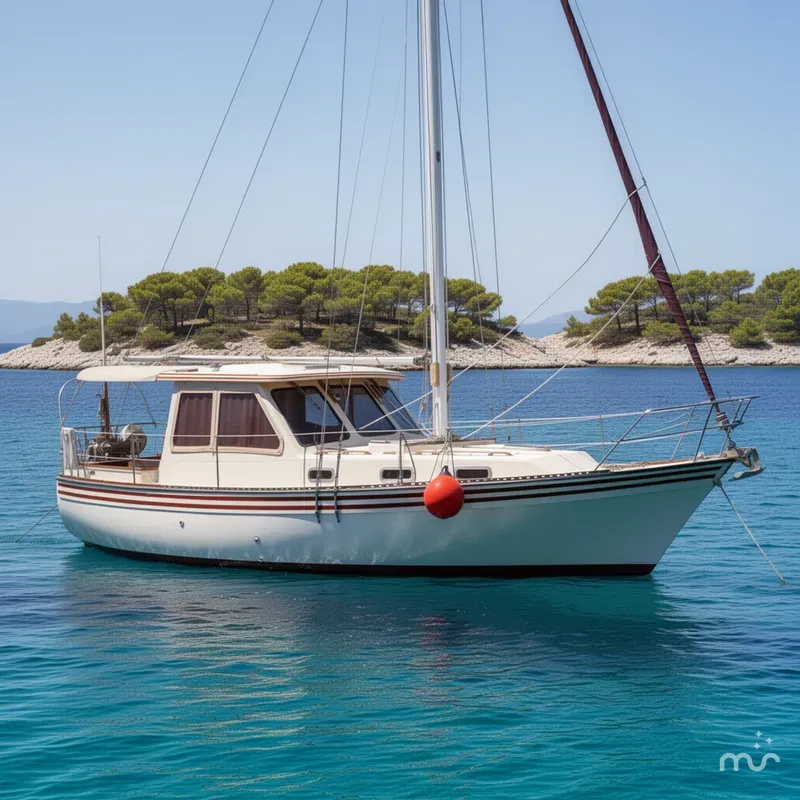 Slide: The Image of Lancer 40 Motorsailer 1985 - 2