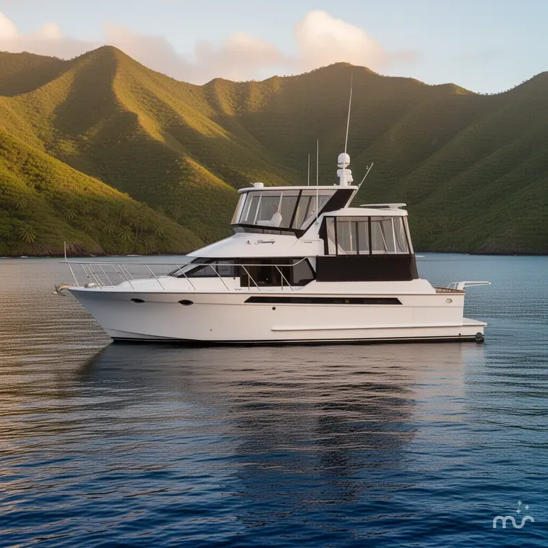 Slide: The Image of Ocean Alexander 440 Sundeck CPMY 1993 - 2