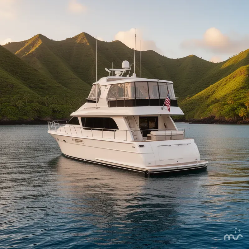 Slide: The Image of Ocean Alexander 440 Sundeck CPMY 1993 - 3