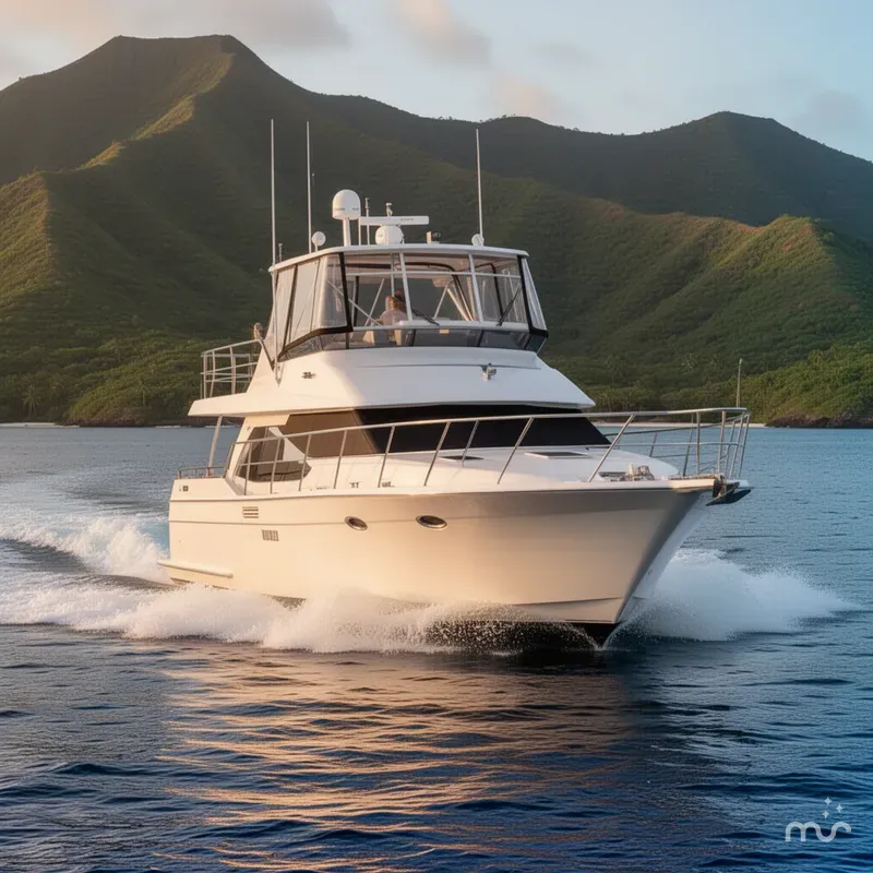 Slide: The Image of Ocean Alexander 440 Sundeck CPMY 1993 - 4