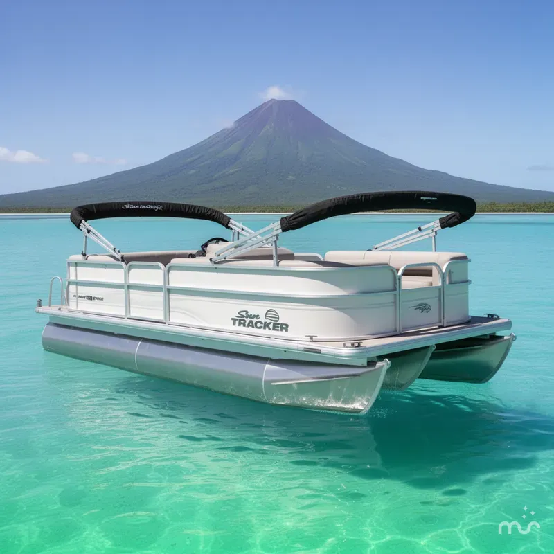 The Image of Sun Tracker Party Barge 16 DLX 2026 - 0