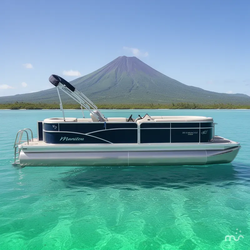 Slide: The Image of Manitou 22 Aurora LE Angler 2018 - 2