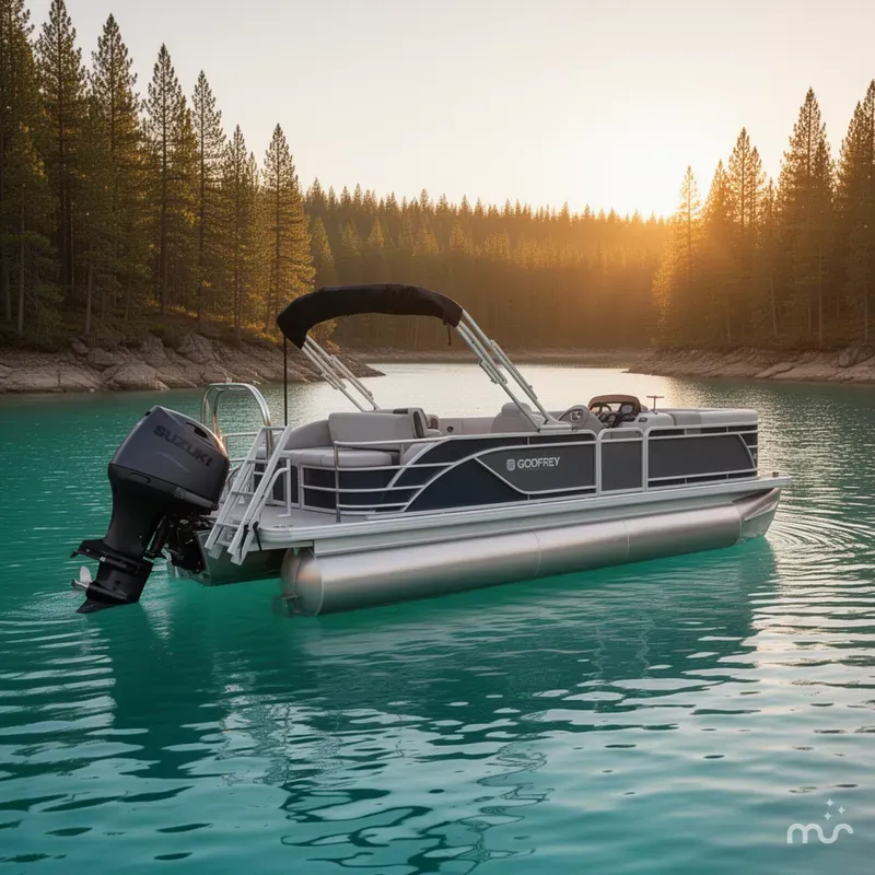 The Image of Godfrey Sweetwater 2286 SFL Tritoon - Suzuki 150 2026 - 0