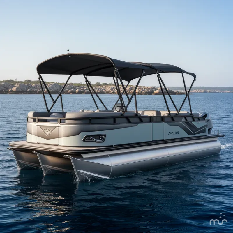 The Image of Avalon Venture 85 25' Cruise Rear Bench Triple-Toon - IN STOCK - $78,637 2026 - 0