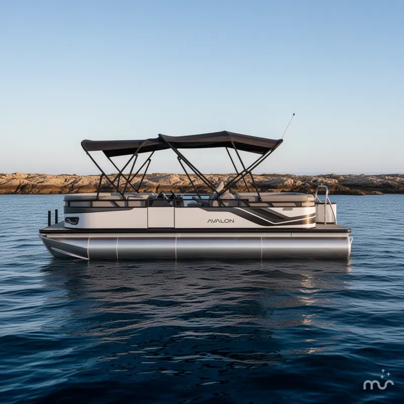 Slide: The Image of Avalon Venture 85 Quad Lounge - 23' 2025 - 2