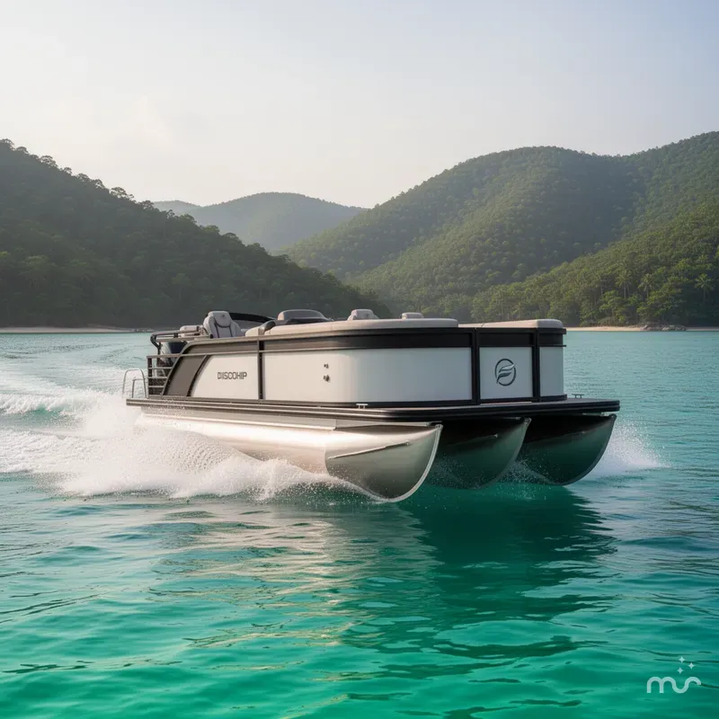 Slide: The Image of Flagship Discover 20 RF XT Tritoon 2026 - 2
