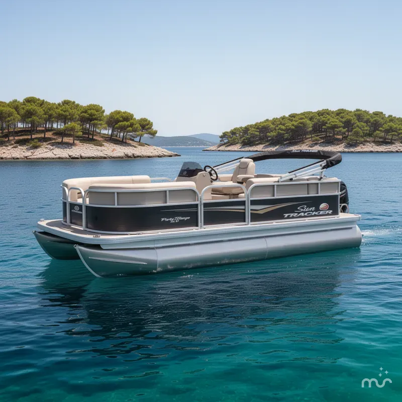 The Image of Sun Tracker Party Barge 16 DLX 2026 - 0