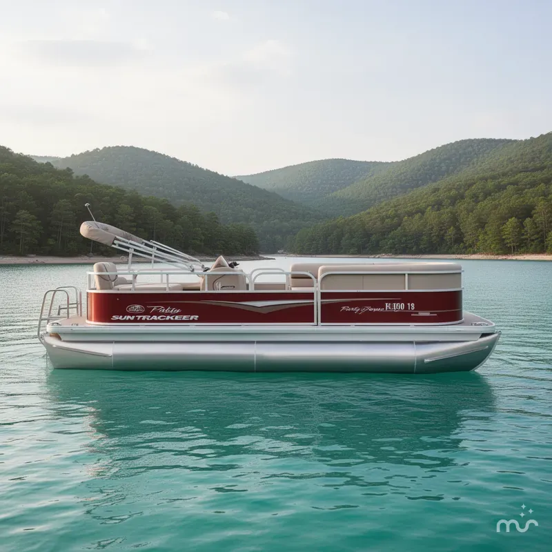 Slide: The Image of Sun Tracker Party Barge 18 2023 - 2
