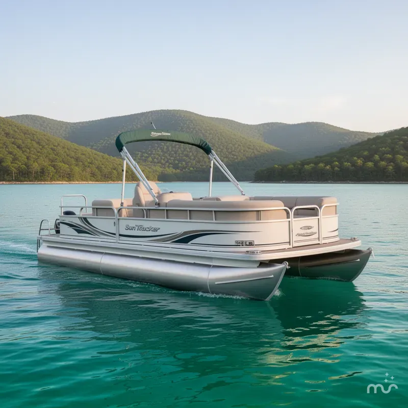 The Image of Sun Tracker Party Barge 240 2004 - 0