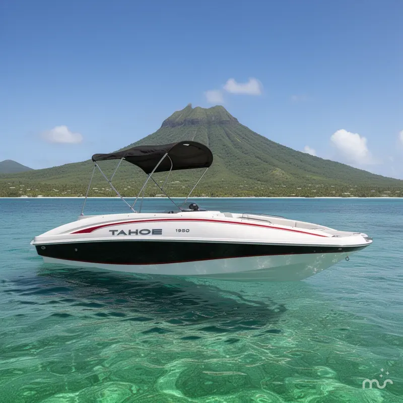 Slide: The Image of Tahoe 1950 Deck boat 2017 - 4