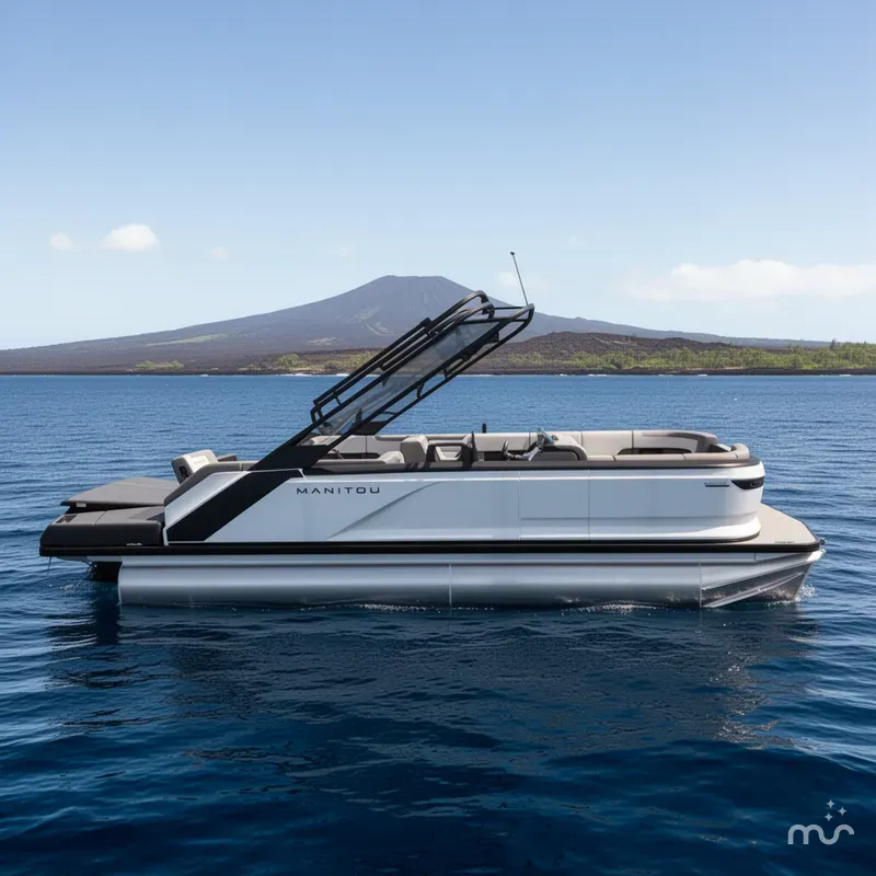 Slide: The Image of Manitou 22 Cruise Bench Stealth 2024 - 2