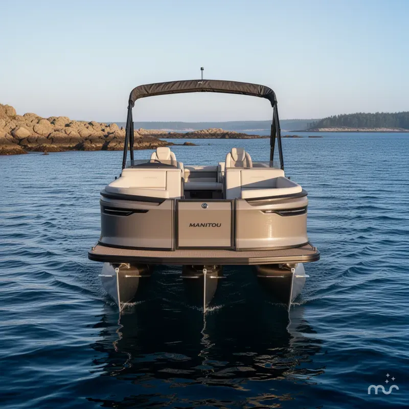 Slide: The Image of Manitou 22 CRUISE MAX SGP 575 BENCH STEALTH 2024 - 1