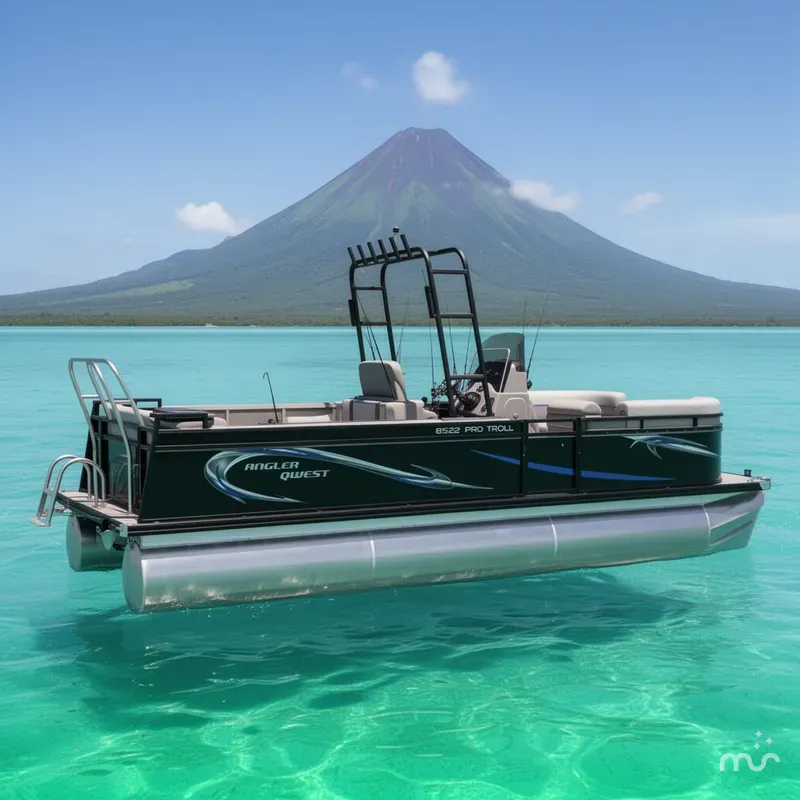 The Image of Angler Qwest Pontoons 8522 PRO TROLL 2023 - 0