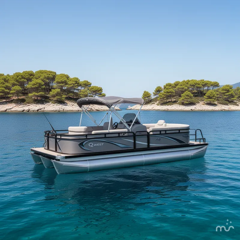 The Image of Angler Qwest Pontoons AQ 8524 ALL SPORT 2023 - 0