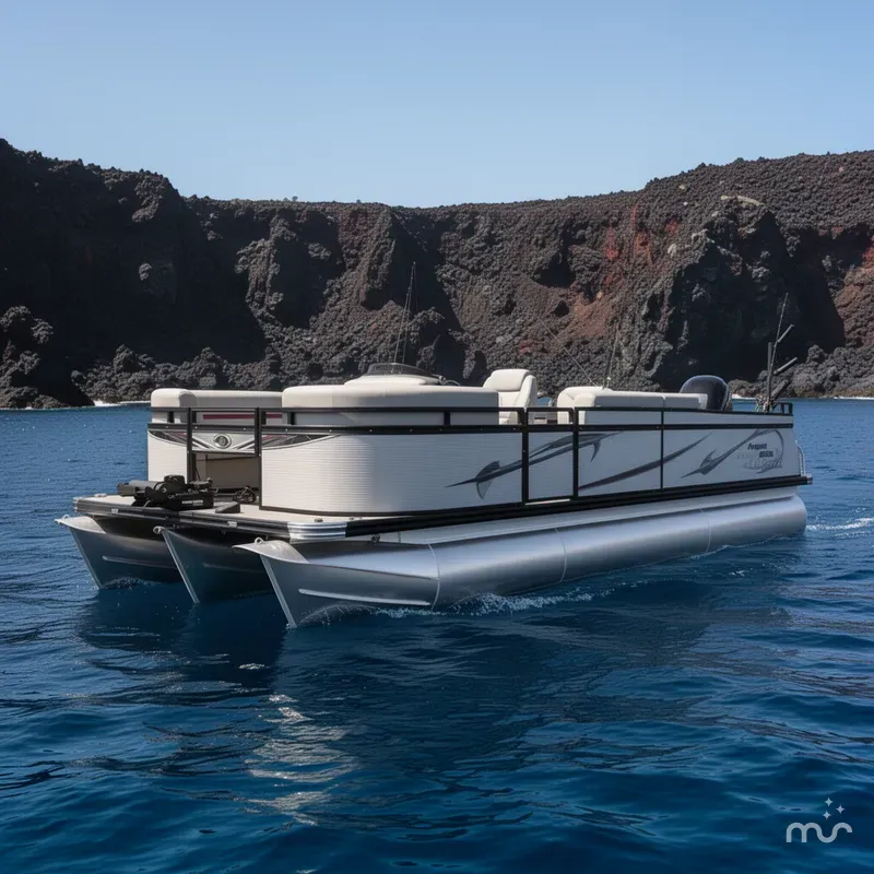 The Image of Angler Qwest Pontoons AQ 8524 FAMILY FISH PRO 2023 - 0