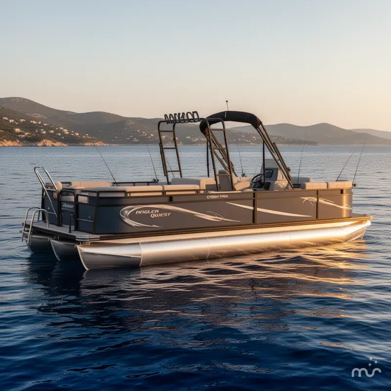 The Image of Angler Qwest Pontoons AQ 8524 FAMILY FISH PRO RA 2023 - 0
