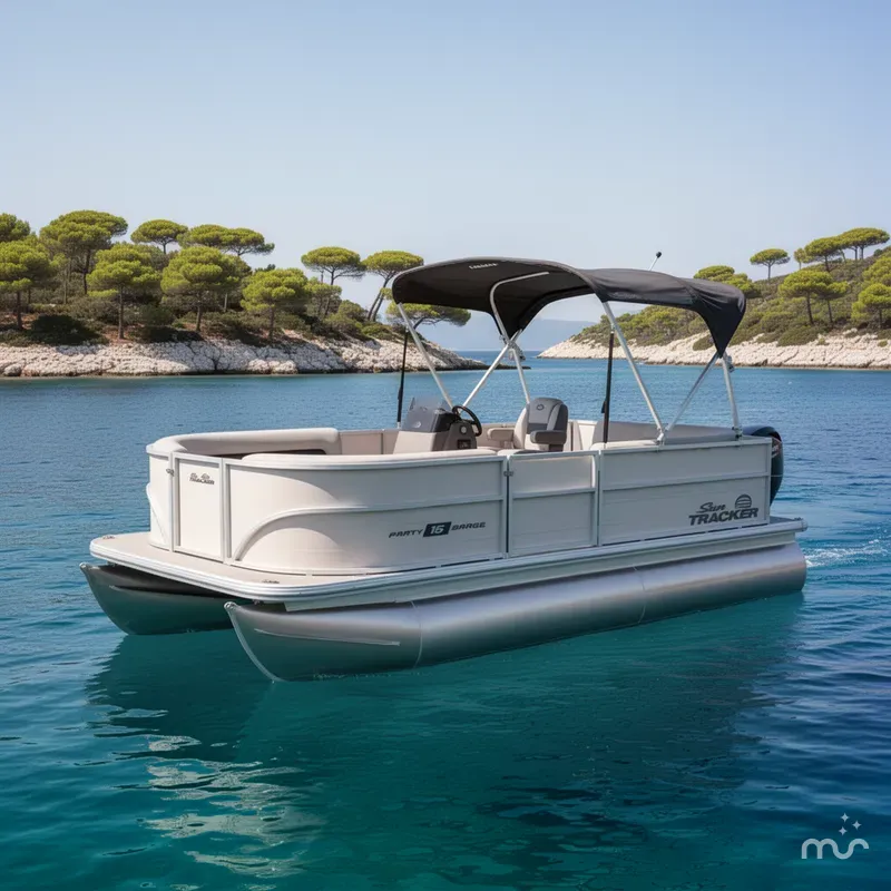 The Image of Sun Tracker Party Barge 16 DLX 2026 - 0