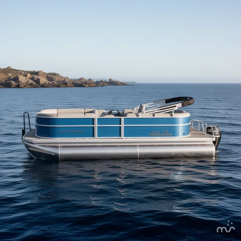 Slide: The Image of Sun Tracker Party Barge 20 DLX 2026 - 2