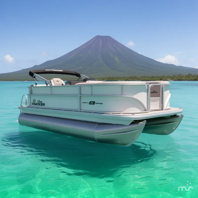 The Image of Sun Tracker Party Barge 16 DLX 2026 - 0