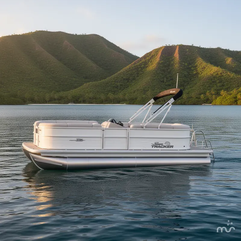Slide: The Image of Sun Tracker Party Barge 20 DLX 2026 - 2