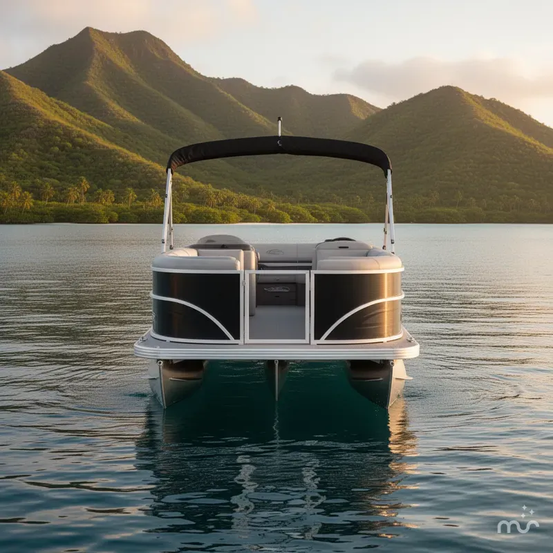 Slide: The Image of Sun Tracker Party Barge 20 DLX 2026 - 3