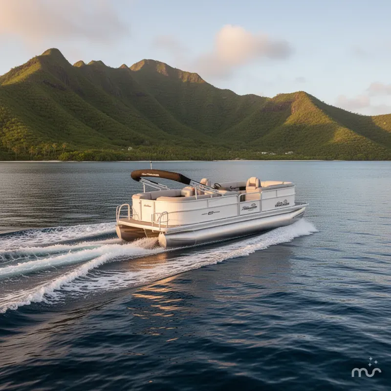 Slide: The Image of Sun Tracker Party Barge 20 DLX 2026 - 4