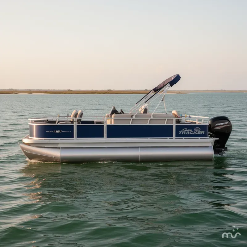 Slide: The Image of Sun Tracker Bass Buggy 18 DLX 2026 - 1