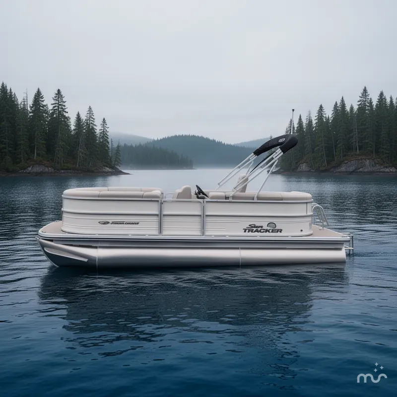 Slide: The Image of Sun Tracker Party Barge 20 DLX 2026 - 2