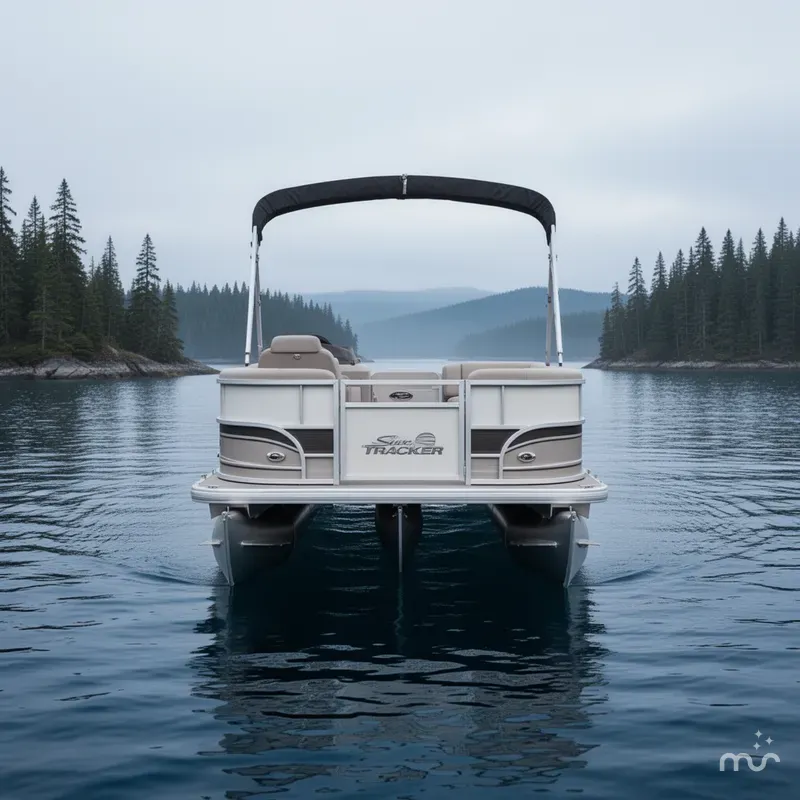 Slide: The Image of Sun Tracker Party Barge 16 DLX 2026 - 3