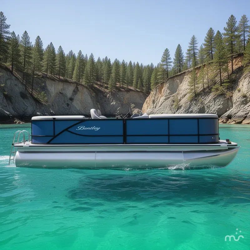 Slide: The Image of Bentley Pontoons LE CW 200 2026 - 2