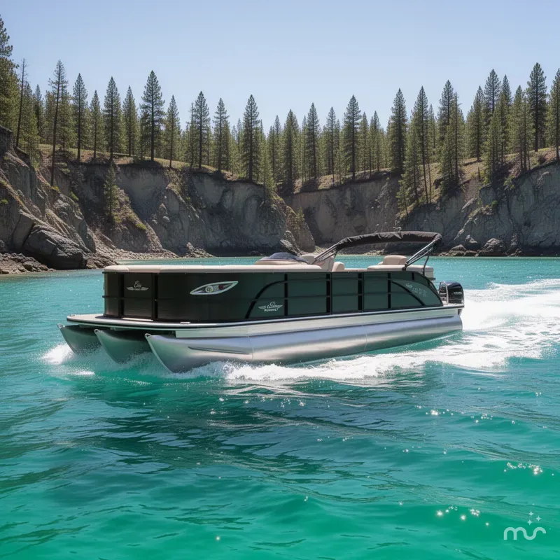 Slide: The Image of Bentley Pontoons 253 Admiral 2019 - 2