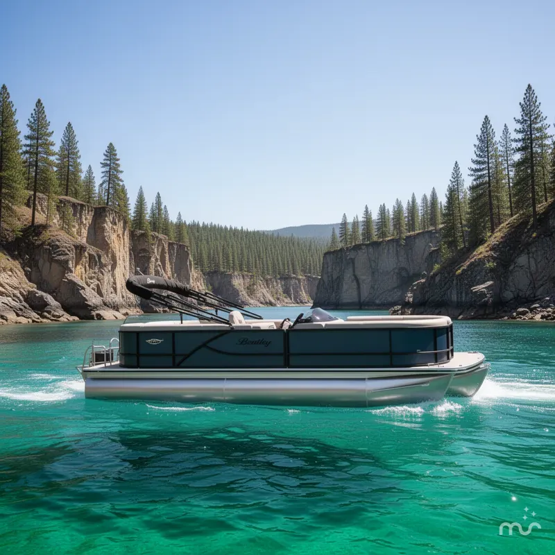 Slide: The Image of Bentley Pontoons 200 LE CW 2026 - 2