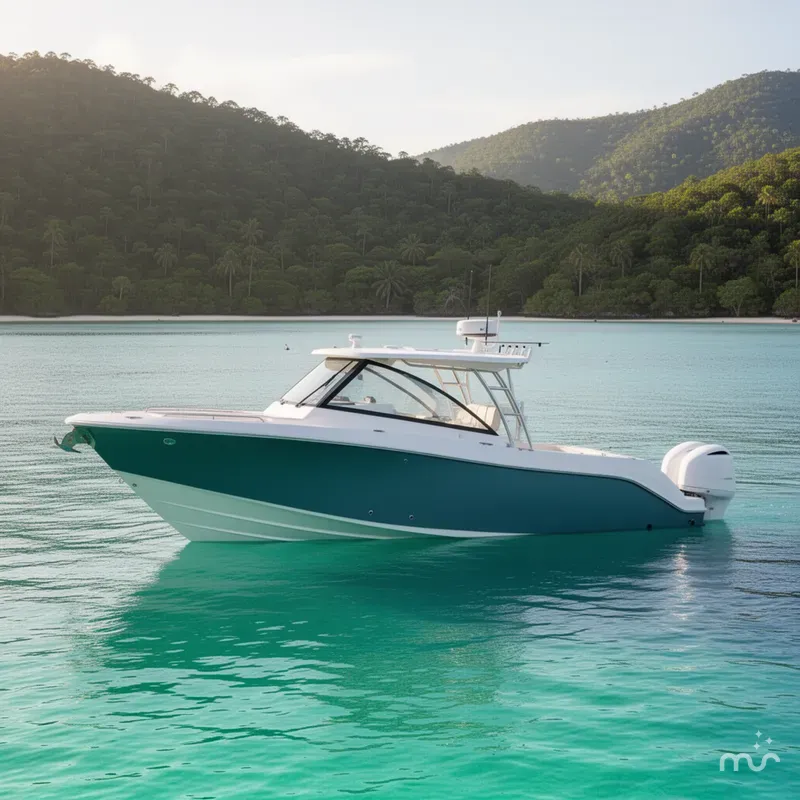 Slide: The Image of Everglades 340 Dual Console 2019 - 2