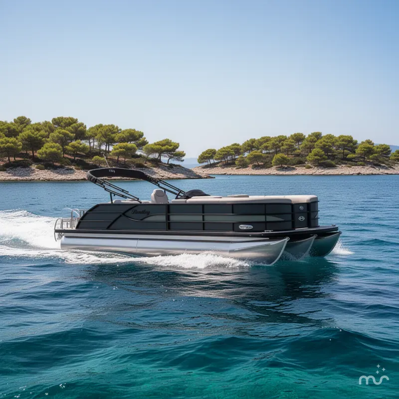 The Image of Bentley Pontoons 223 Swingback Tri-toon 2026 - 0
