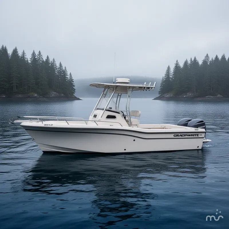 Slide: The Image of Grady-White Fisherman 222 2003 - 2