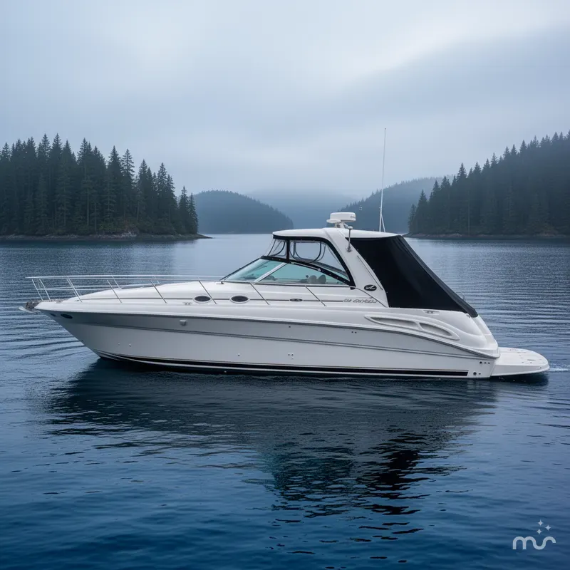 Slide: The Image of Sea Ray 410 Express Cruiser 2003 - 2
