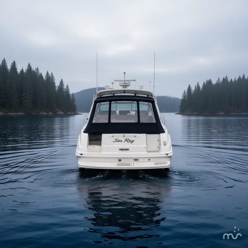 Slide: The Image of Sea Ray 410 Express Cruiser 2003 - 3