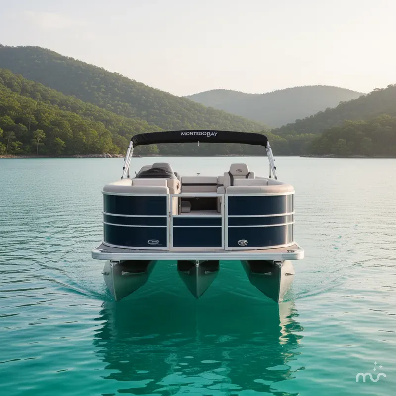 Slide: The Image of Montego Bay 140HP C8522 BR Deluxe Cruise Pontoon 2026 - 3