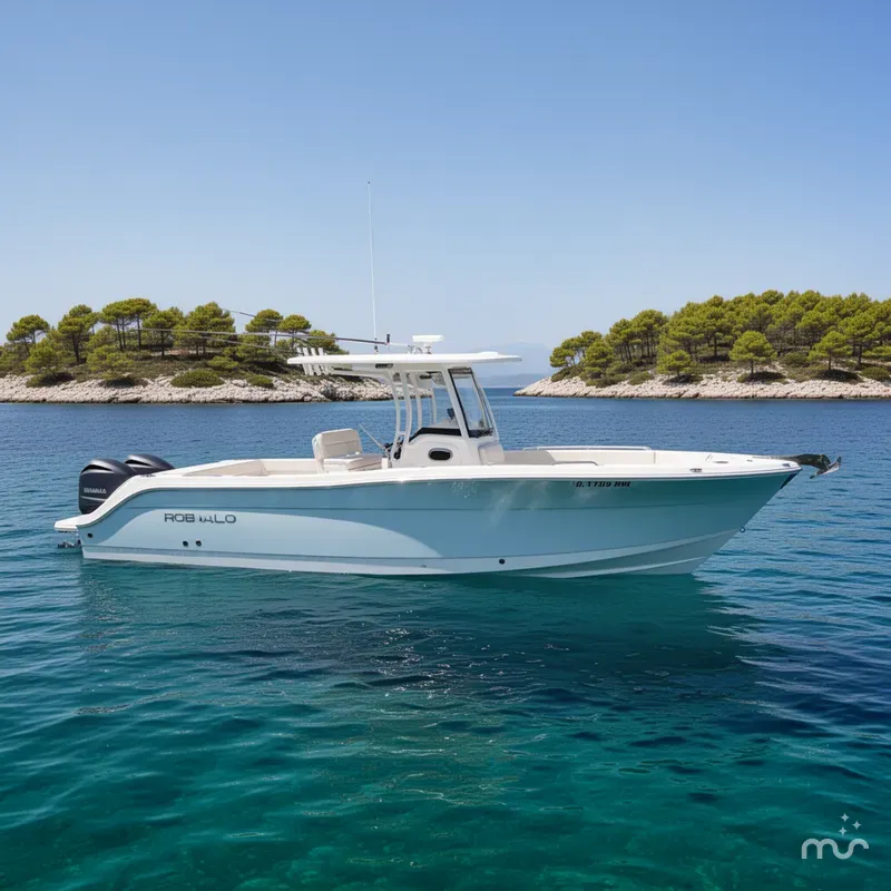 Slide: The Image of Robalo R302 Center Console 2018 - 2