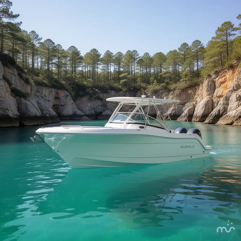 Slide: The Image of Robalo R227 Dual Console 2020 - 2