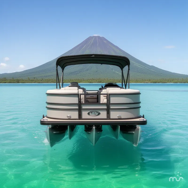 Slide: The Image of Montego Bay 200HP ST8524 SB Deluxe Cruise Sport Tri-Toon 2026 - 3