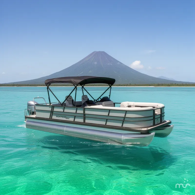 Slide: The Image of Montego Bay 200HP ST8524 SB Deluxe Cruise Sport Tri-Toon 2026 - 4
