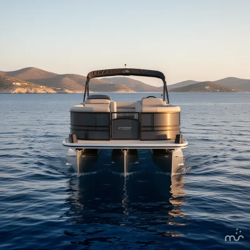 Slide: The Image of Crest Classic 220 SLRC Extended Rear Deck, 90hp, Trailer 2025 - 1