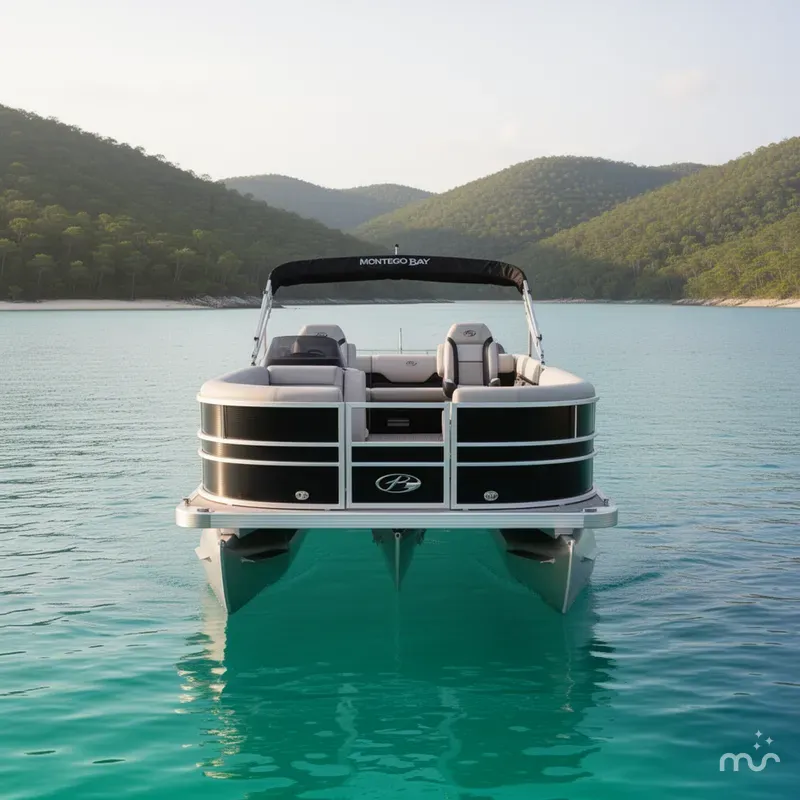 Slide: The Image of Montego Bay 140HP C8522 SB Deluxe Cruise Pontoon 2026 - 3