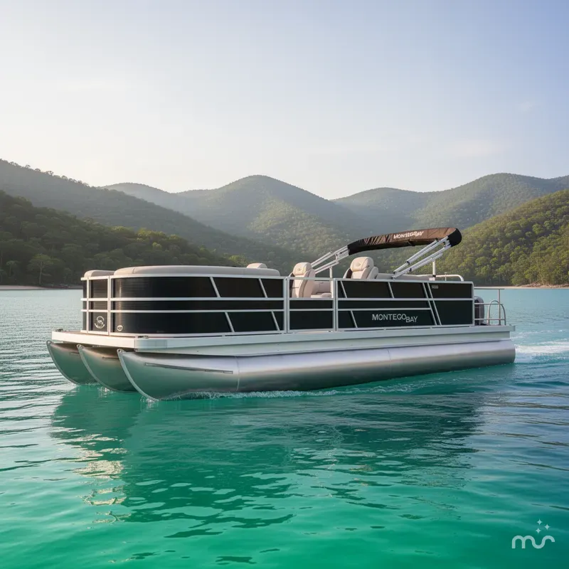 Slide: The Image of Montego Bay 140HP C8522 SB Deluxe Cruise Pontoon 2026 - 4