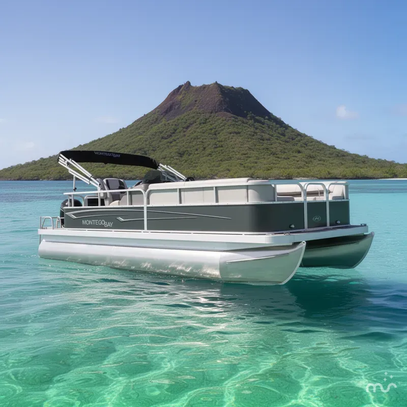 The Image of Montego Bay 90HP C8520 STD Cruise Pontoon 2025 - 0